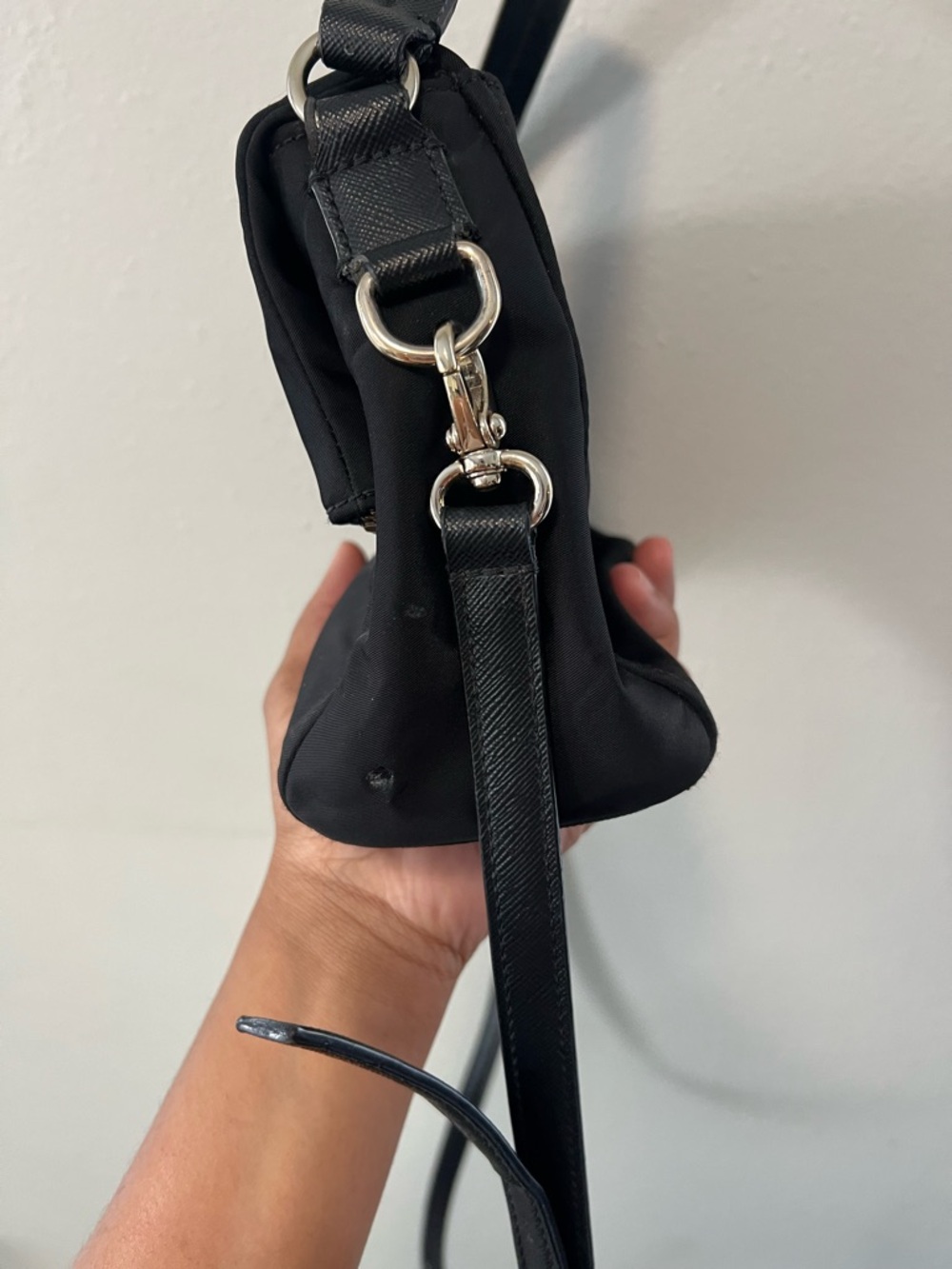 Kate Spade Black Nylon Shoulder Bag Crossbody Miri - Picture 5 of 9